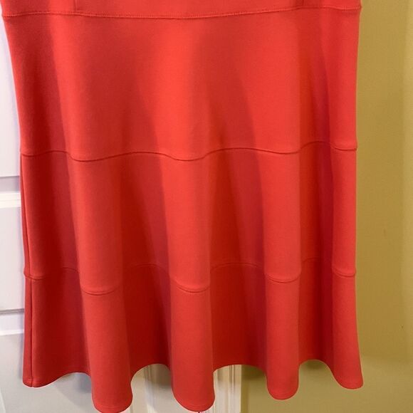 Ann Taylor size 12 coral sleeveless dress - Picture 8 of 8